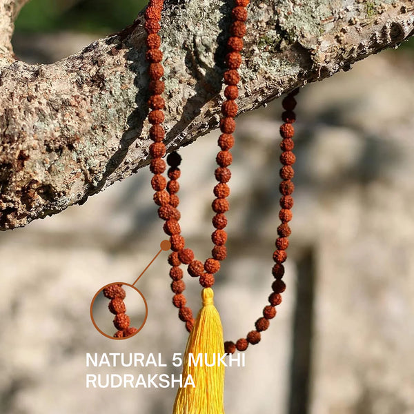 108 Beads Rudraksha Jaap Mala