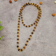 Gold Plated Eternal Grace Rudraksha Mala