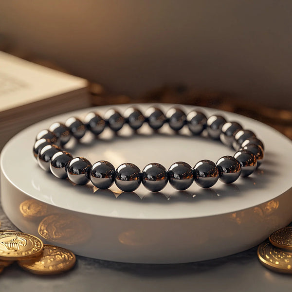 Karz Mukti Bracelet Original With Silver Hematite