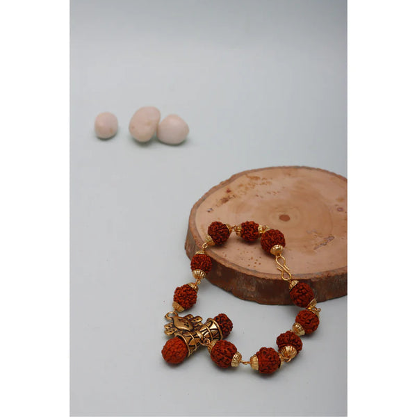 Rudraksh Damru Eye Bracelet