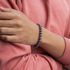 Karz Mukti Bracelet Original With Silver Hematite