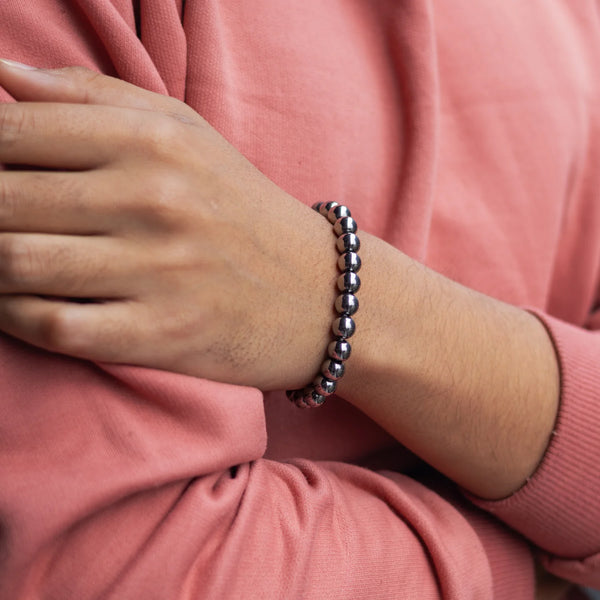 Karz Mukti Bracelet Original With Silver Hematite