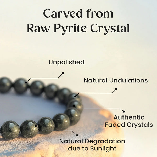 Raw Pyrite Bracelet