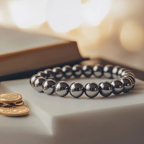 Karz Mukti Bracelet Original With Silver Hematite